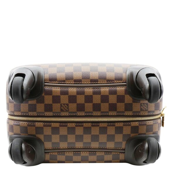 Louis Vuitton  Zephyr 55 Damier Ebene Rolling Suitcase Luggage Brown - Picture 6 of 15